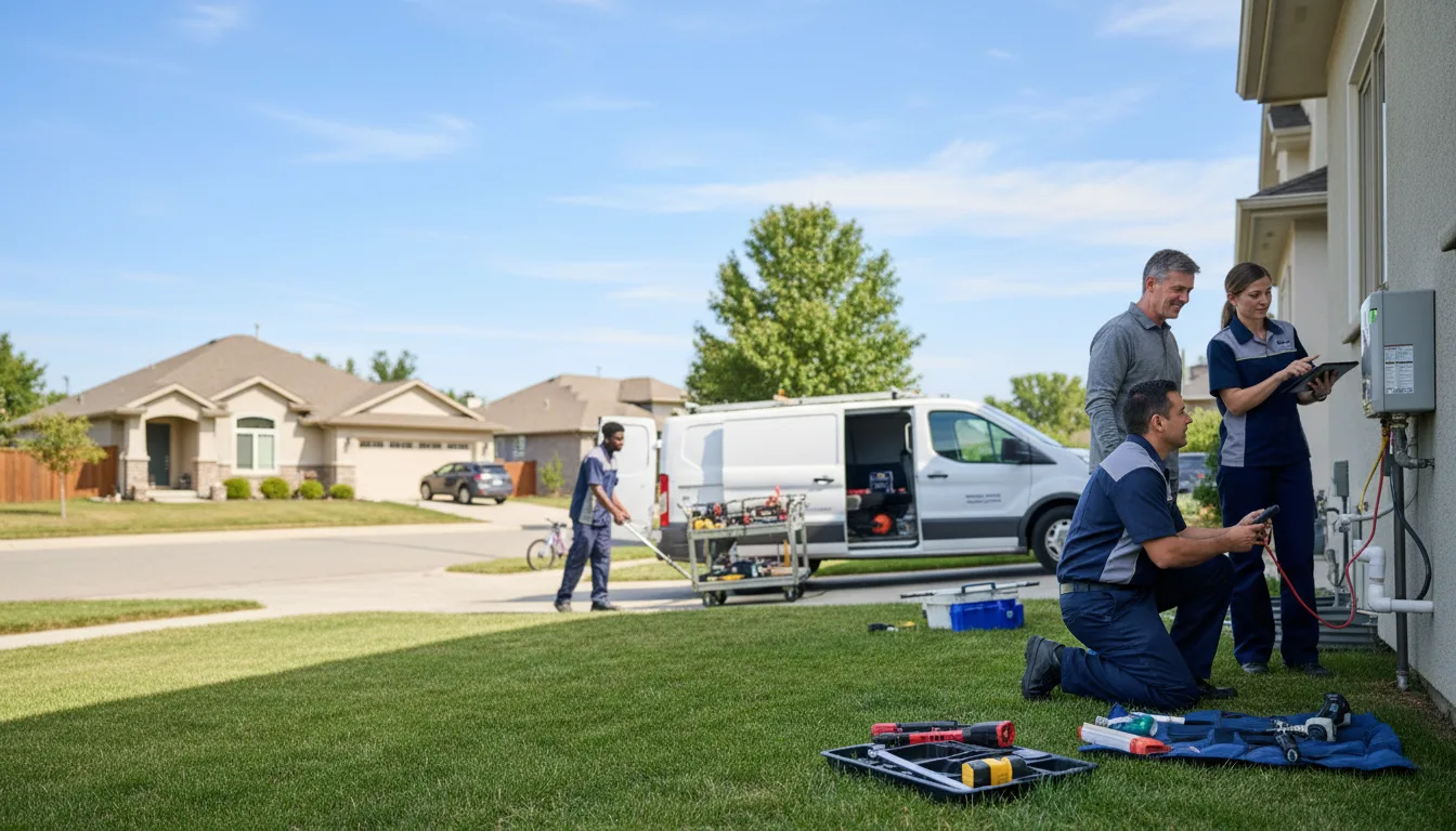 Tankless water heater service in Natalia, TX